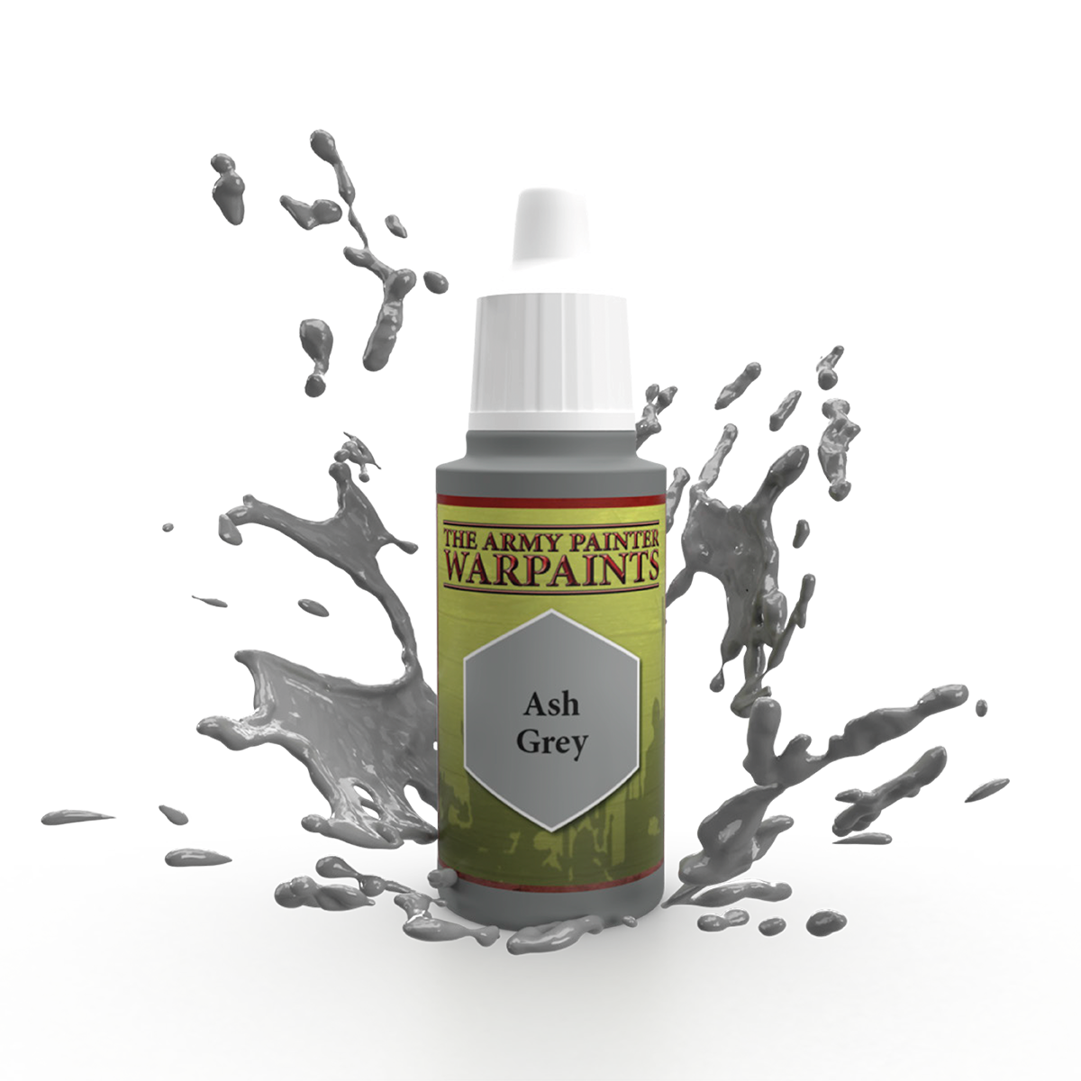 The Army Painter Warpaint Ash Grey Non Toxic Acrylic Paints 18ml WP1117