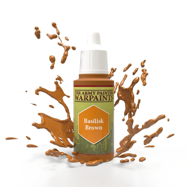 The Army Painter Warpaint Basilisk Brown Non Toxic Acrylic Paints 18ml WP1405