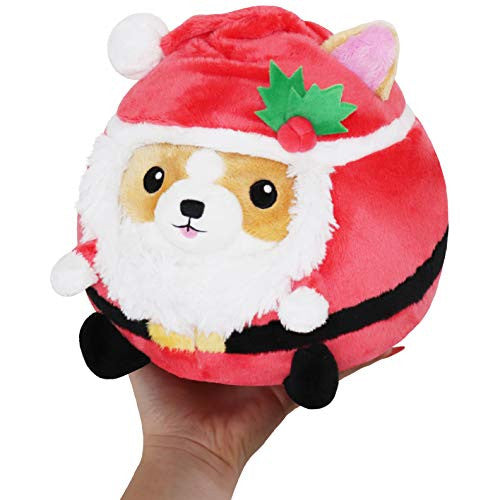 Squishable Undercover Corgi in Santa 7 Inch Toy
