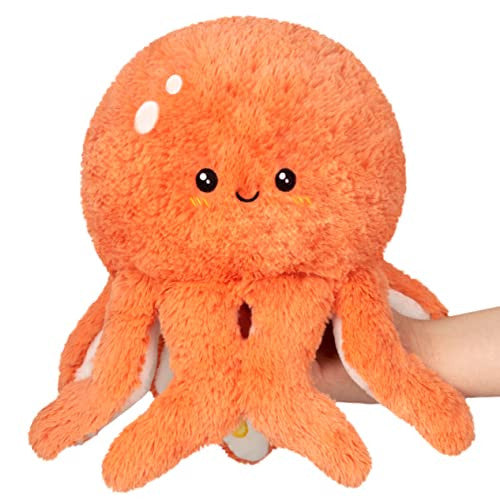 Squishable Mini Cute Octopus - Coral 7 Inch Plush Toy