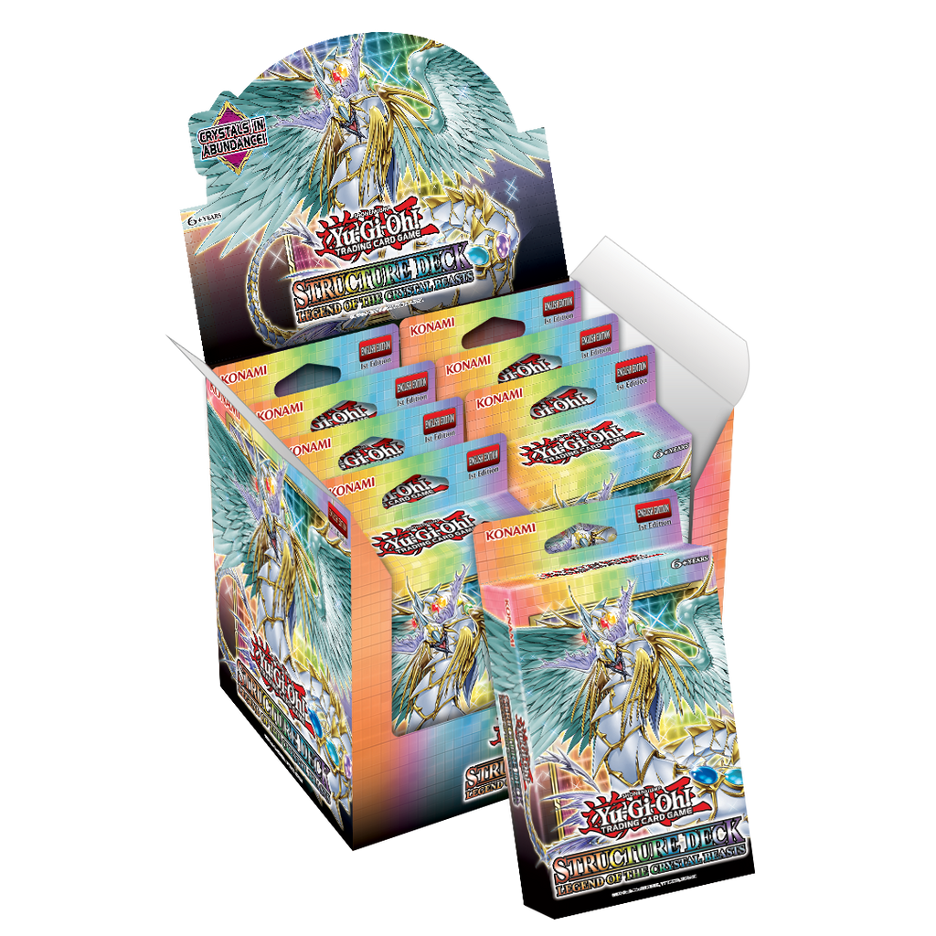 Yu-Gi-Oh Legend of the Crystal Beasts Structure Deck Display