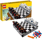LEGO (40174) Chess Set 2 in one Includes a Buildable Chessboard and Buildable Playing Pieces (1,400 Pieces)