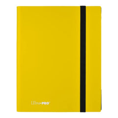 Ultra Pro - 9 Pocket Pro Binder (Lemon Yellow) - Pro Binder With Side Loading Pocket , Protect All your Gaming Cards , Sports Cards , and collectible Trading Cards, Perfect Gift for Gamers