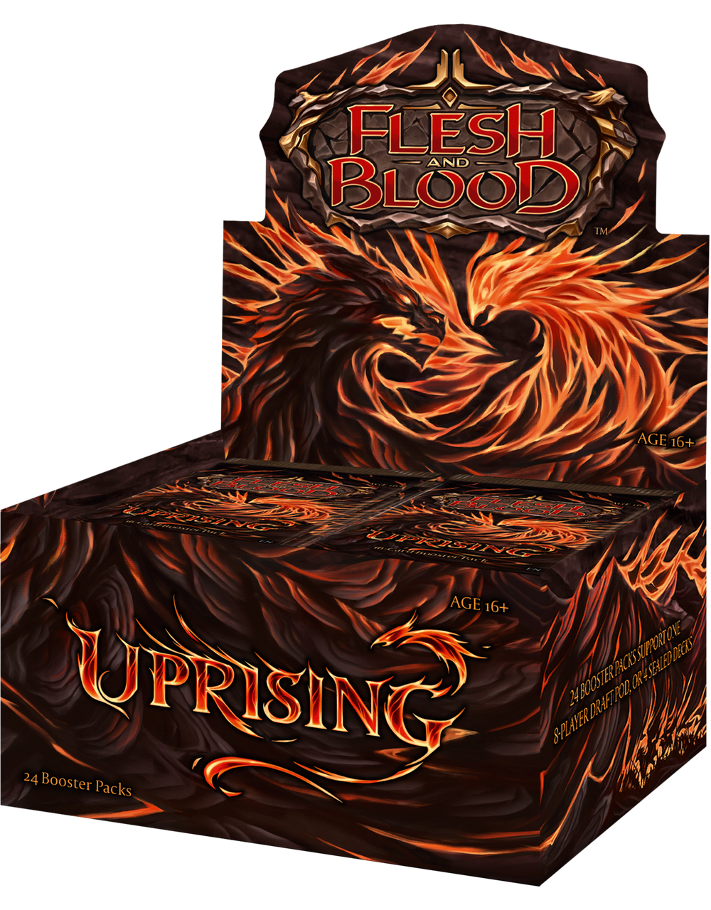 Flesh and Blood TCG Uprising Booster Display