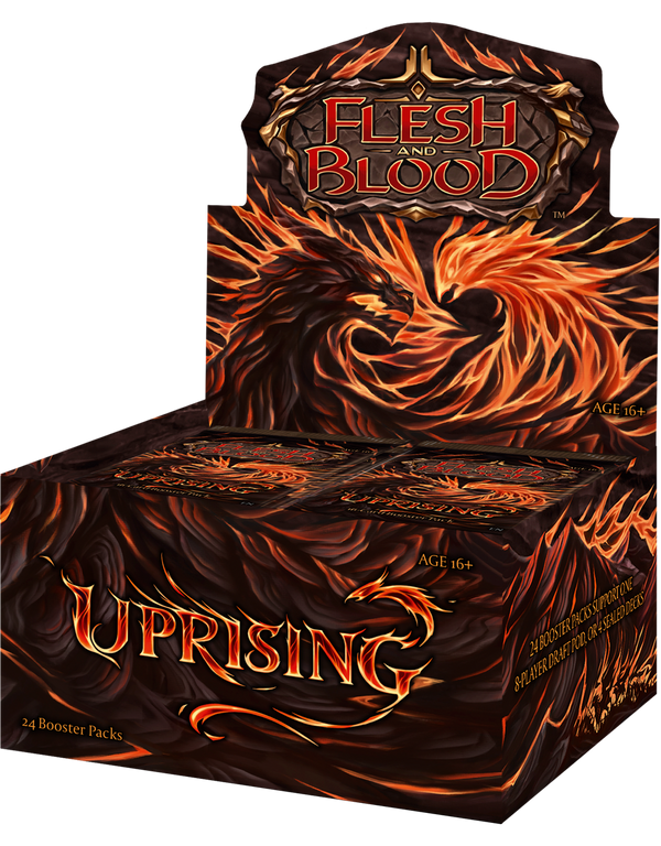Flesh and Blood TCG Uprising Booster Display