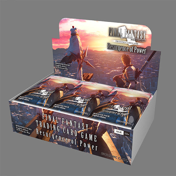 Final Fantasy TCG: Opus 18- Resurgence of Power Booster Display