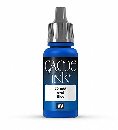 Vallejo Game Color Ink Blue Acrylic Non Toxic Paints 17ml VAL-72088