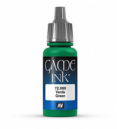 Vallejo Game Color Green Acrylic Non Toxic Paints 17ml VAL-72089
