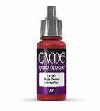 Vallejo Game Color Heavy Red X-Opaque Non Toxic Acrylic Paints 17ml VAL-72141