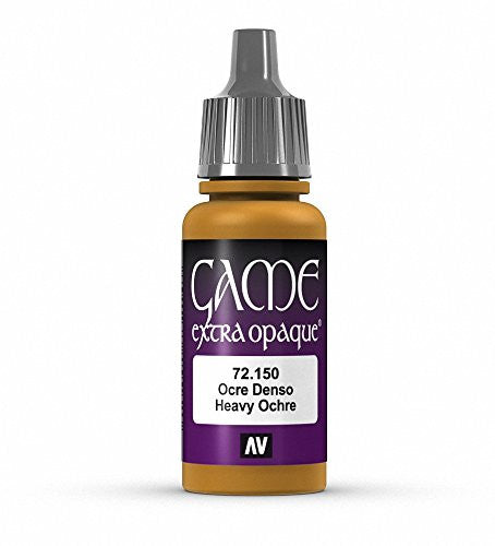 Vallejo Game Color Heavy Ochre X-Opaque Non Toxic Acrylic Paints 17ml VAL-72150