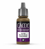 Vallejo Game Color Heavy Brown X-Opaque Non Toxic Acrylic Paints 17ml VAL-72153