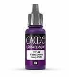 Vallejo Game Color Heavy Violet X-Opaque Non Toxic Acrylic Paints 17ml VAL-72142