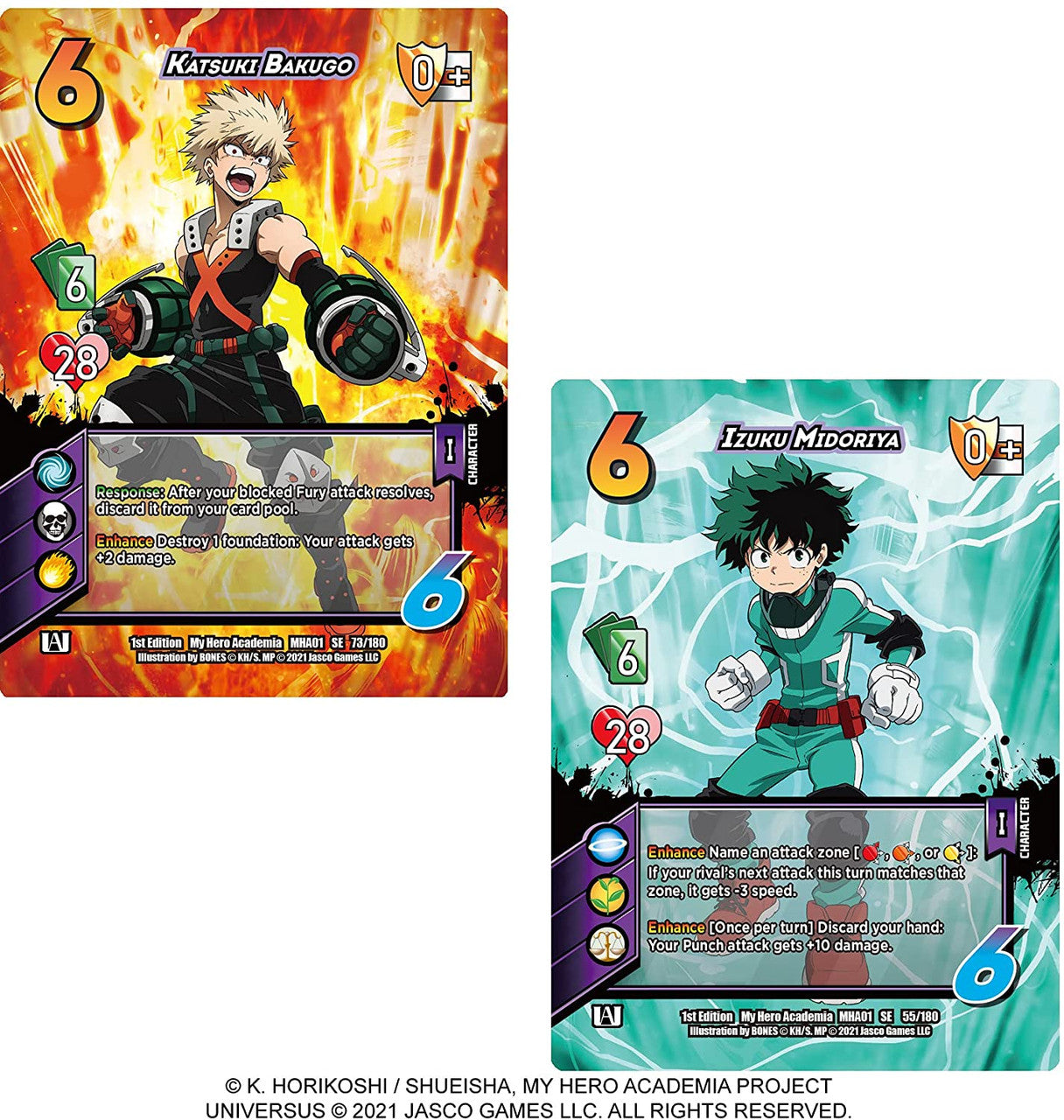 My Hero Academia CCG 2 Player Rival Deck