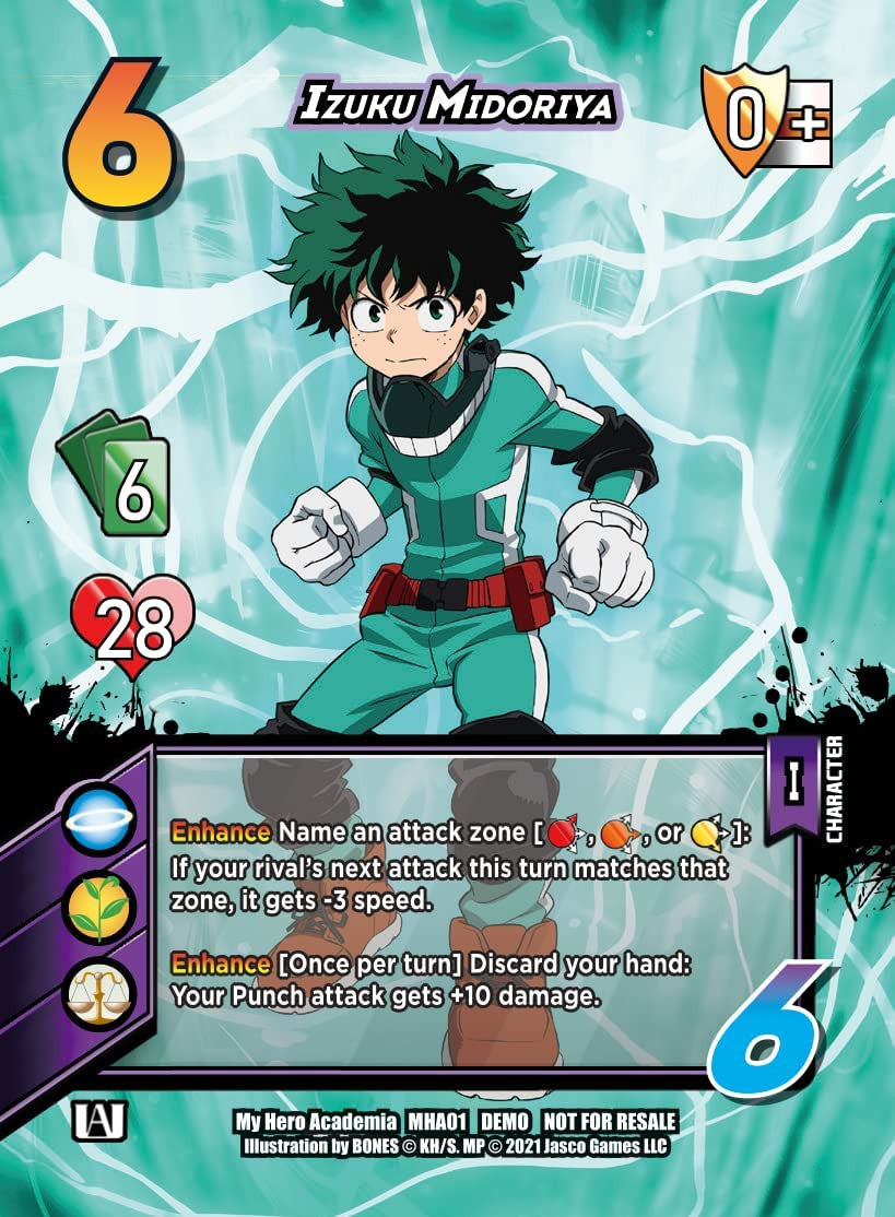 My Hero Academia CCG 2 Player Rival Deck