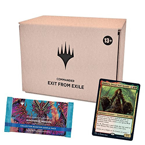 MTG Magic The Gathering CCG Commander Legends Battle For Baldur's Gate Commander Deck Exit From Exile Single Pack BBG-CDD-ExitFromExile
