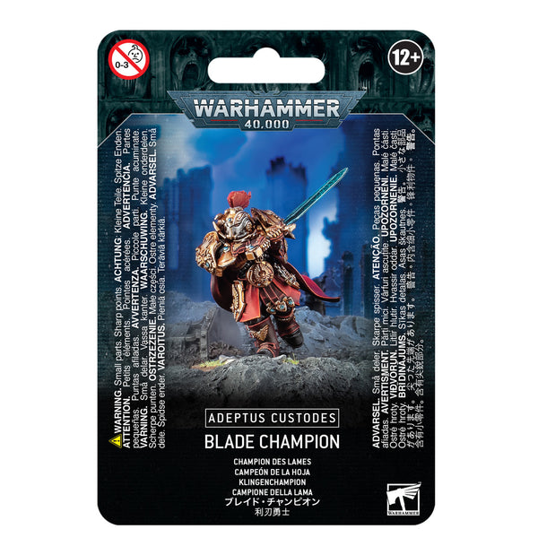 Games Workshop Warhammer 40k Adeptus Custodes Blade Champion Miniature 01-17