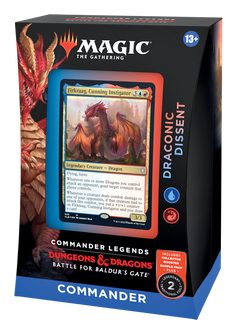 MTG Magic The Gathering CCG Commander Legends Battle For Baldur's Gate Commander Deck Draconic Dissent Single Pack BBG-CDD-DraconicDissent
