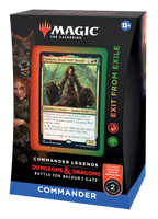 MTG Magic The Gathering CCG Commander Legends Battle For Baldur's Gate Commander Deck Exit From Exile Single Pack BBG-CDD-ExitFromExile