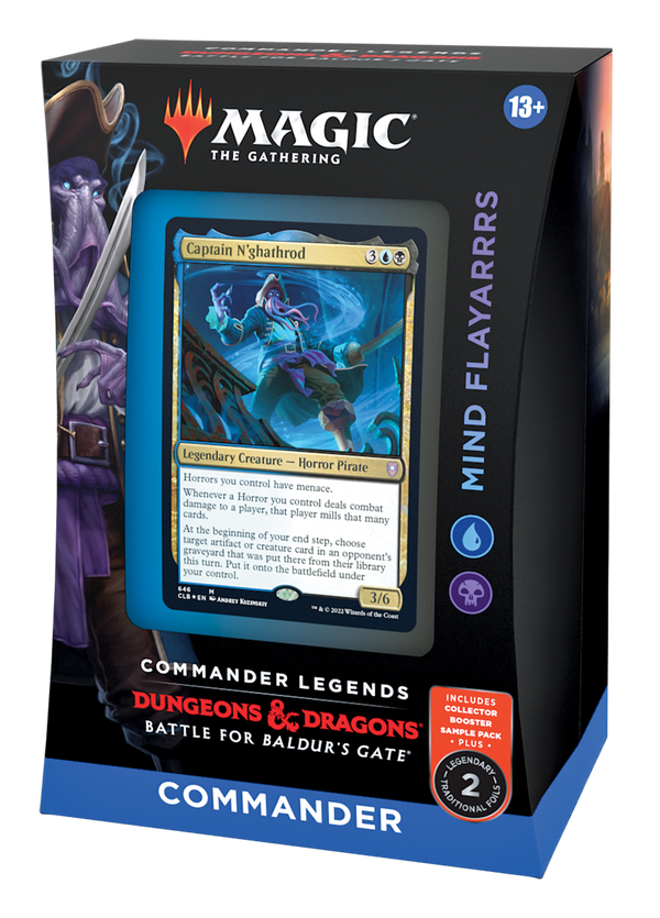 MTG Magic The Gathering CCG Commander Legends Battle For Baldur's Gate Commander Deck Mind Flayarrrs Single Pack BBG-CDD-MindFlayarrrs