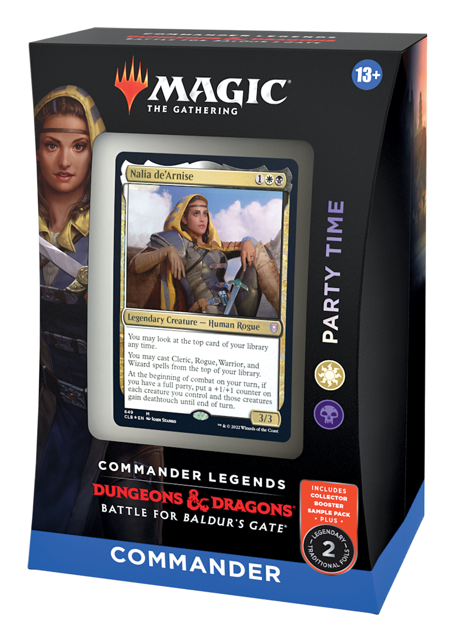 MTG Magic The Gathering CCG Commander Legends Battle For Baldur's Gate Commander Deck Party Time Single Pack BBG-CDD-PartyTime