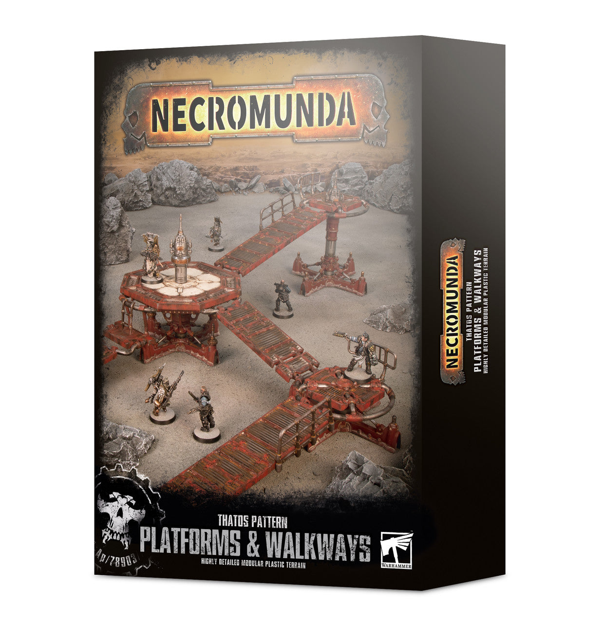 Games Workshop Warhammer 40K Necromunda Thatos Pattern Platforms & Walkways 300-92