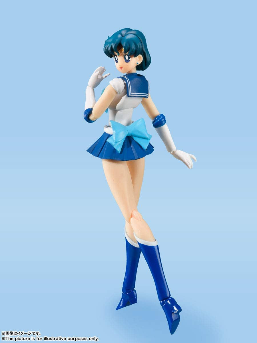 TAMASHII NATIONS Sailor Mercury -Animation Color Edition- Pretty Guardian Sailor Moon, Bandai shii Nations S.H. Figuarts