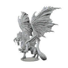 Wizkids Dungeons and Dragons Nolzurs Marvelous Unpainted Miniatures Adult Black Dragon D&D WZK90577