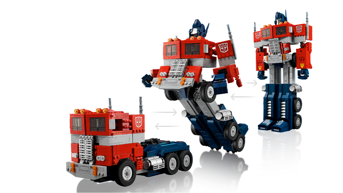 LEGO Optimus Prime Leader of the Heroic Autobots And Now an Impressive 2-in-1 LEGO Build for Transformers Fans