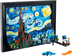 LEGO-21333 Vincent van Gogh - The Starry Night Build Creativity. Build Concentration. Build Your Own 3D LEGO Brick Version of One of Vincent Van Goghâ€™s Most Celebrated Artworks