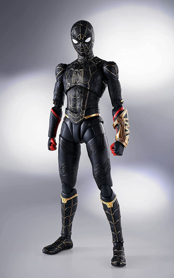 Spider-Man [Black & Gold Suit] (SPIDER-MAN: No Way Home) Special Set SPIDER-MAN: No Way Home, Bandai Spirits S.H.Figuarts
