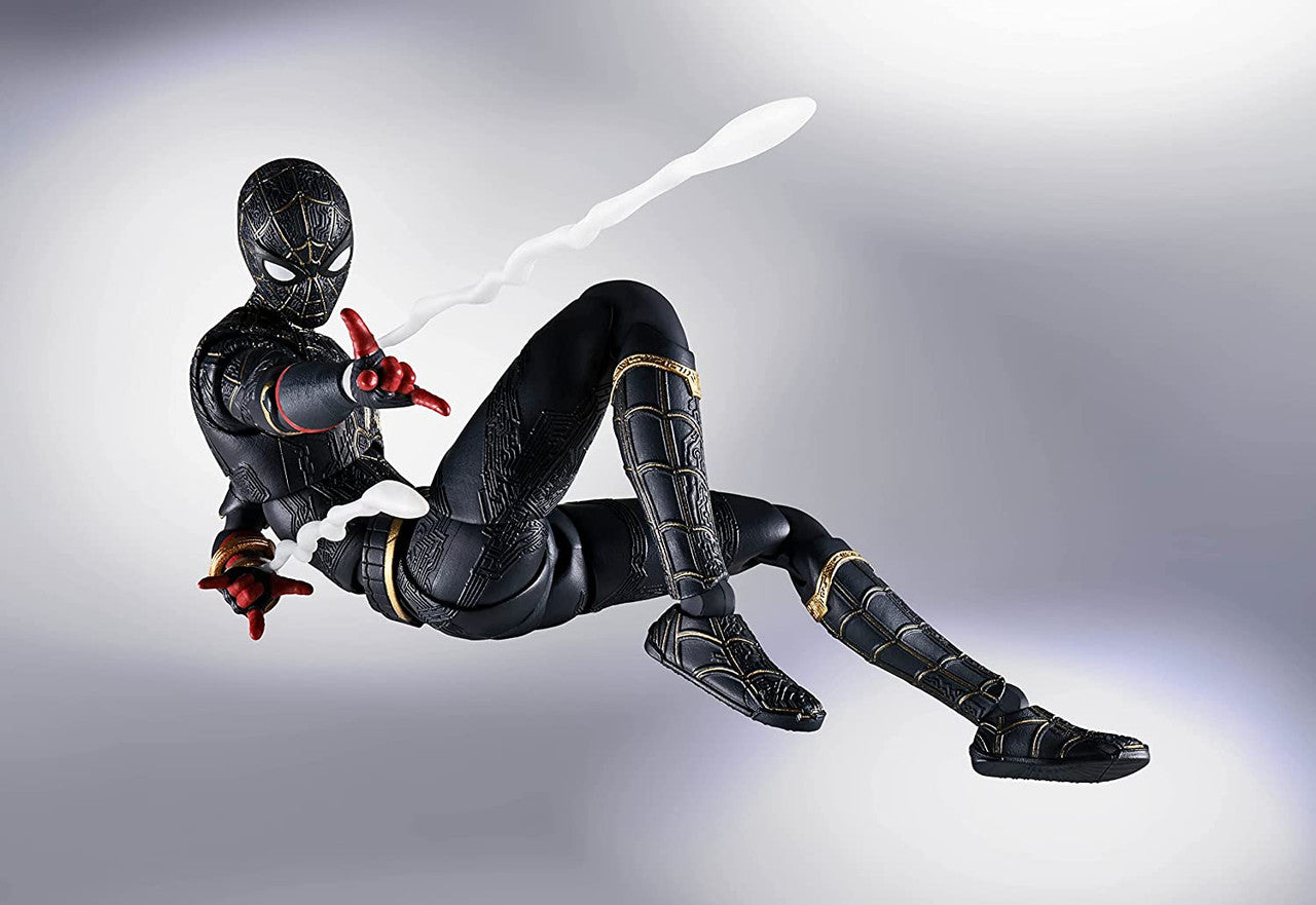 Spider-Man [Black & Gold Suit] (SPIDER-MAN: No Way Home) Special Set SPIDER-MAN: No Way Home, Bandai Spirits S.H.Figuarts