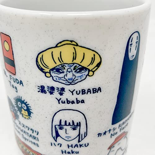 Studio Ghibli via Bluefin Benelic Spirited Away Japanese Teacup - Official Studio Ghibli Merchandise, White