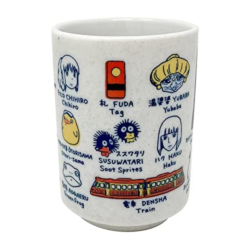 Studio Ghibli via Bluefin Benelic Spirited Away Japanese Teacup - Official Studio Ghibli Merchandise, White