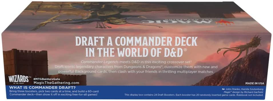 Magic the Gathering CCG: Commander Legends: Battle for Baldur's Gate Draft Booster Display (24) Pack
