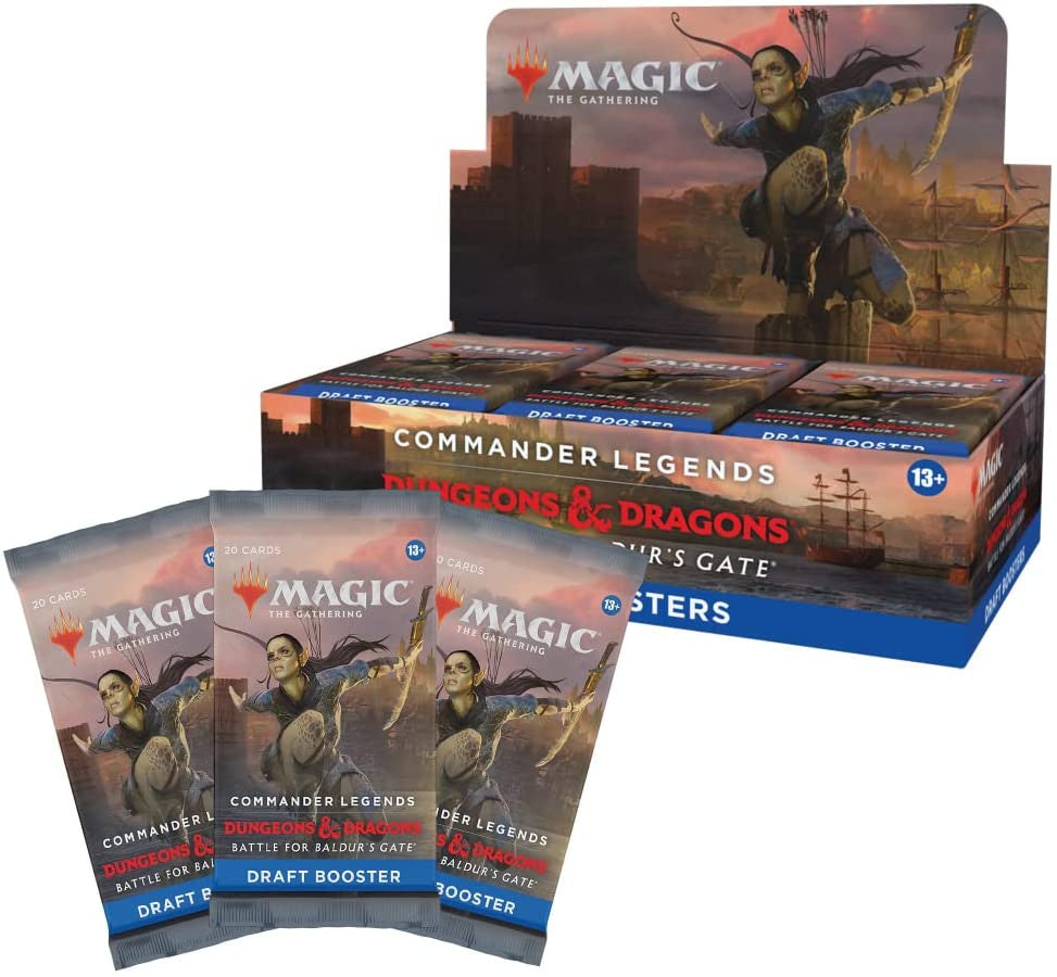 Magic the Gathering CCG: Commander Legends: Battle for Baldur's Gate Draft Booster Display (24) Pack