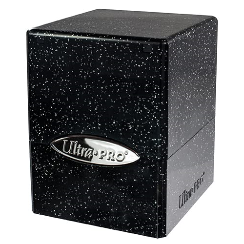 Ultra PRO Satin Cube Glitter Black ULPDB15886