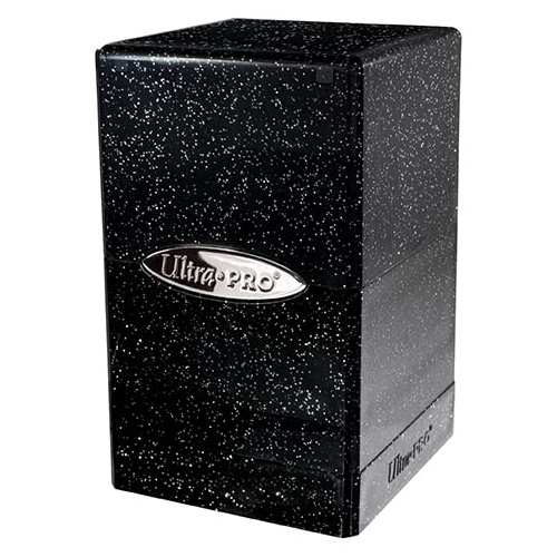 Ultra PRO Satin Tower Glitter Black ULPDB15889