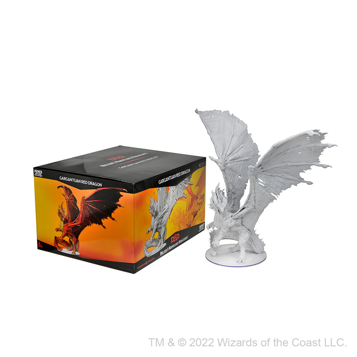 Wizkids Dungeons and Dragons Nolzurs Marvelous Unpainted Miniatures Adult Red Dragon D&D WZK90578