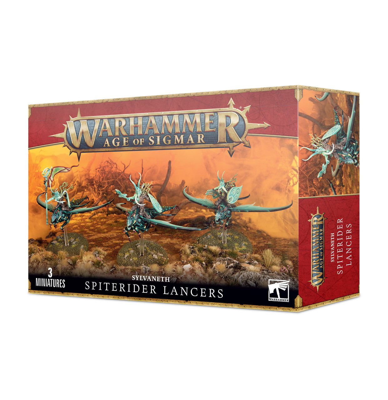 Games Workshop Warhammer Age Of Sigmar Sylvaneth Spiterider Lancers 92-26