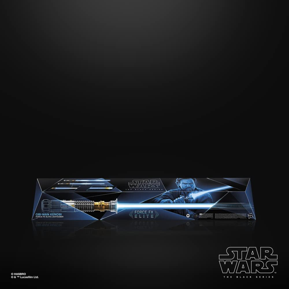 Star Wars The Black Series Elite Obi-Wan Kenobi Force FX Lightsaber Prop Replica