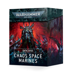Games Workshop Warhammer 40K Datacards Chaos Space Marine English 43-02