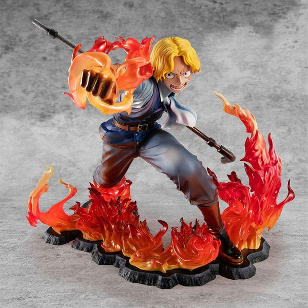 One Piece Portrait Of Pirates Sabo Fire 1st Ihrnc PVC Figure Limited MegaHouse UTCMH71628