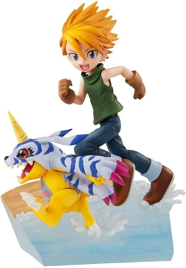 GEM Series Digimon Adventure Yamato Ishida and Gabumon Statue UTCMH83303