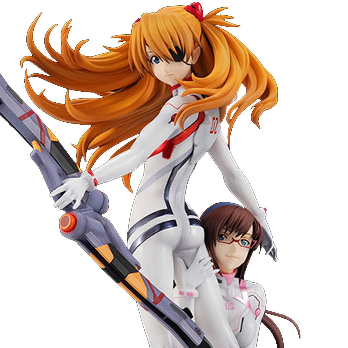 Rebuild of Evengelion Asuka Langley Shikinami and Makinami Mari Illustrious Statue UTCMH83370