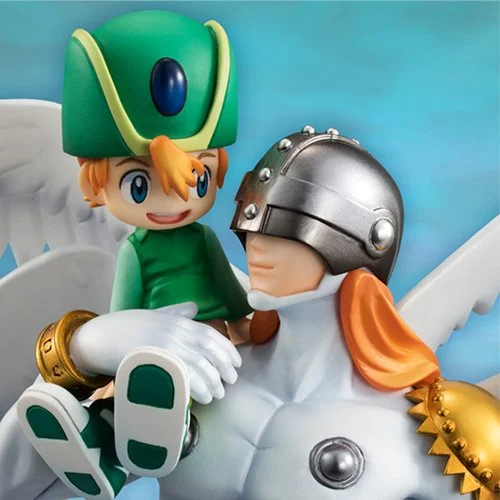 Megahouse Digimon Adventure Angemon and Takaishi Takeru GEM Series 18 Scale Statue UTCMH83280