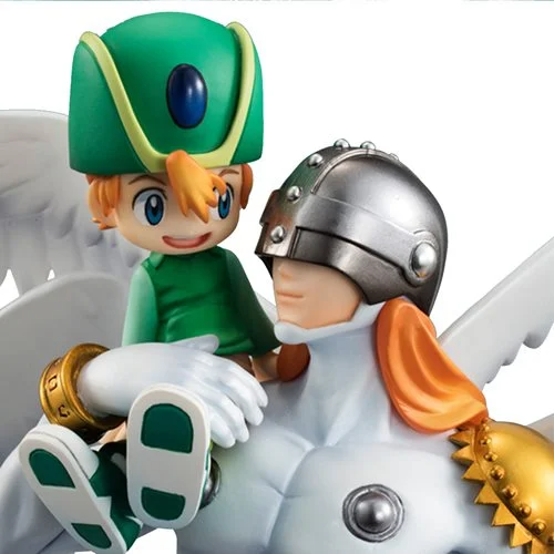 Megahouse Digimon Adventure Angemon and Takaishi Takeru GEM Series 18 Scale Statue UTCMH83280