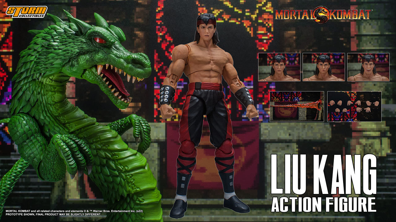 Storm Collectibles - Mortal Kombat - Liu Kang & Dragon, Storm Collectibles 1/12 Action Figure