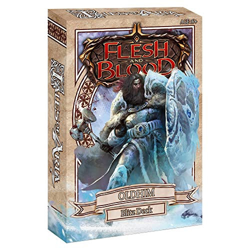 Flesh And Blood TCG Tales Of Aria Blitz Deck Display Oldhim Single Pack FAB2104-Oldhim