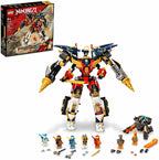 LEGO NINJAGO Ninja Ultra Combo Mech Vehicle Playset for Ages 9 and up with Car Jet and Tank Toys Creative Building Kit for Kids 1104 Pieces LEGO-71765