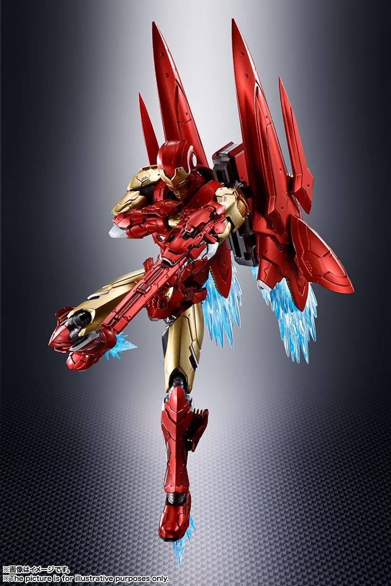 SH Figuarts Tech On Avengers Iron Man Kit Set Bundle is a New SH Figuarts collaboration between Marvel Comics and Bandai Spirits